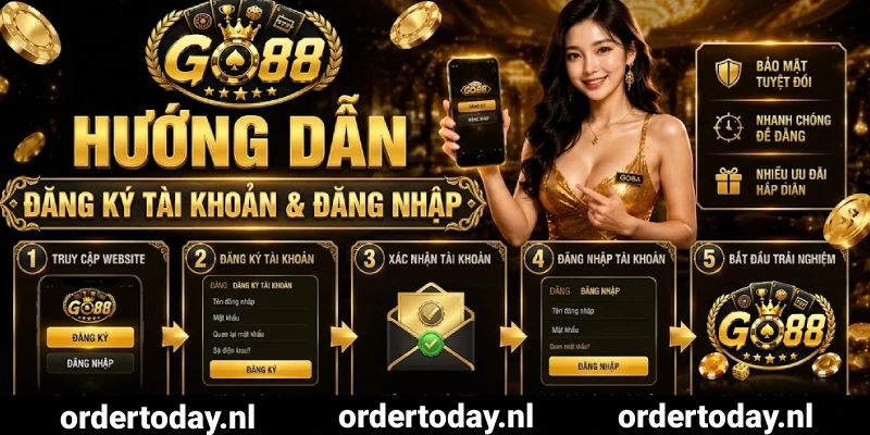 Cách đăng ký và đăng nhập tài khoản GO88 nhanh chóng